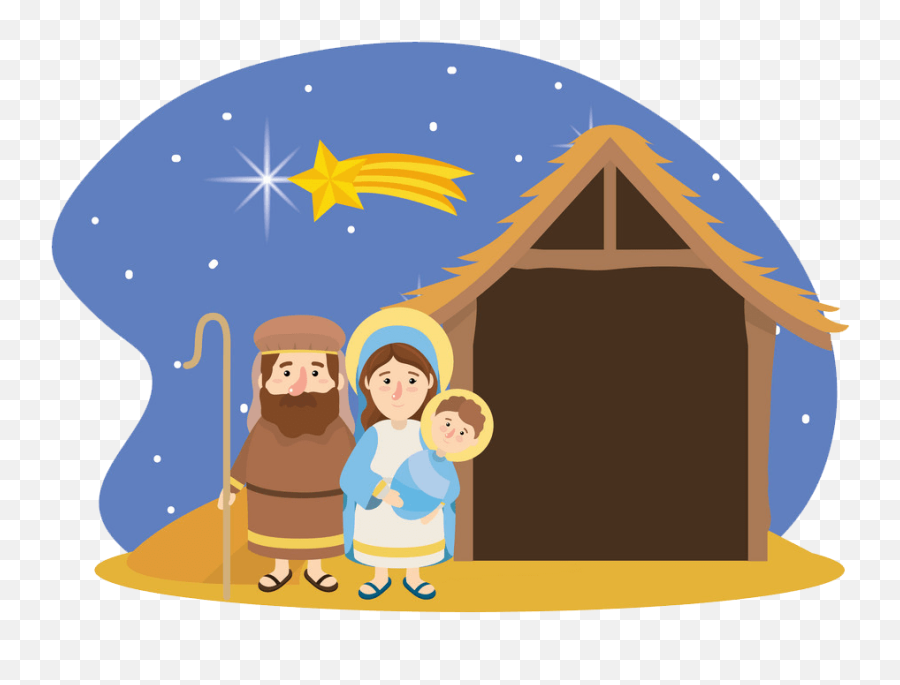 Nativity Scene Transparent Emoji,Nativity Clipart