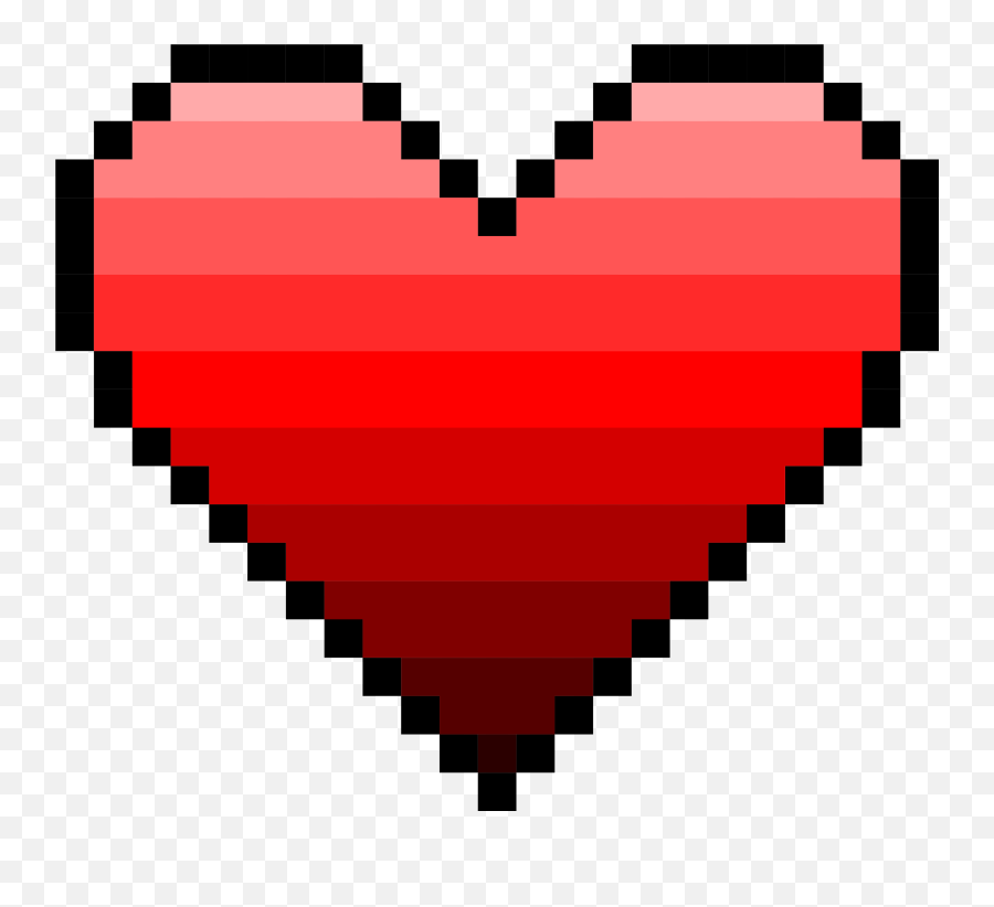 6 Pixel Heart Transparent - Transparent Heart Pixel Png Emoji,Transparent Pixel