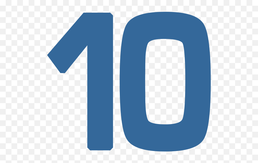 Number Png Transparent Image - Number 10 Transparent Emoji,Number Png