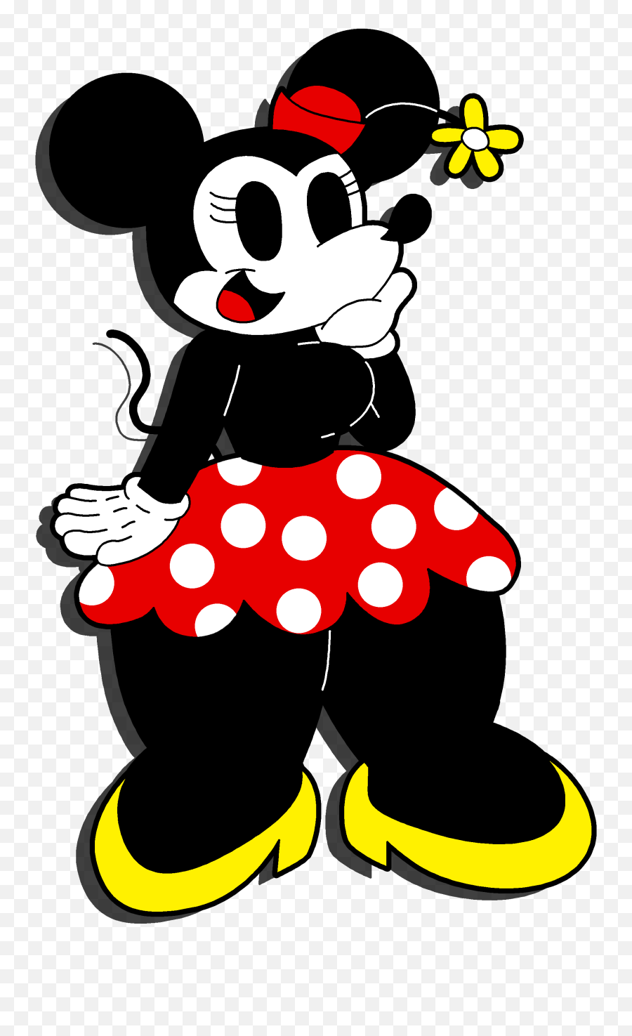 Minnie Mouse Character Clip Art - Minnie Mouse Png Minny Mouse Deviant Art Emoji,Minnie Mouse Png
