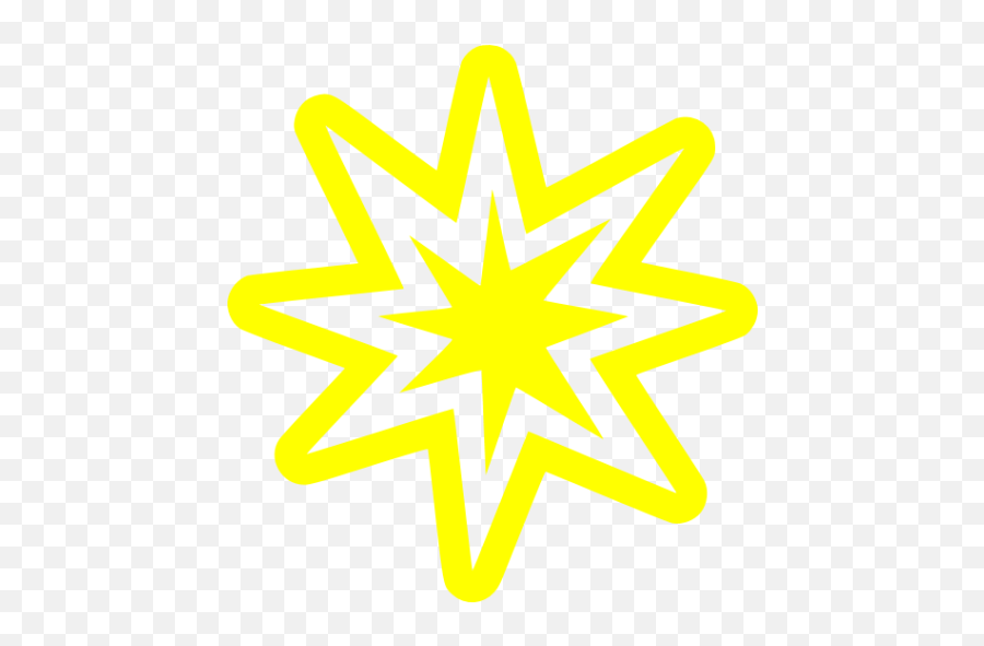 Yellow Flash Bang Icon - Free Yellow Explosion Icons Dot Emoji,Bang Png