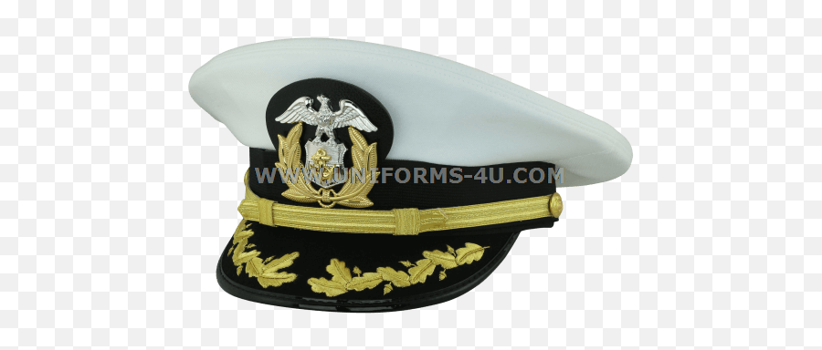 Merchant Marine Captain Or Commander - Us Navy Captain Hat Emoji,Sailor Hat Png