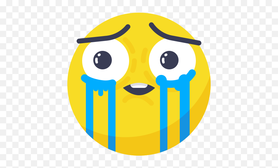 Cry Crying Too Cute Emoji Emoticon,Cry Emoji Png