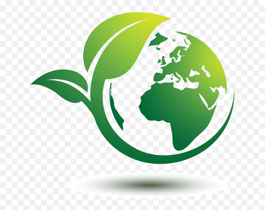 Download Hd Eco Friendly Image - Green Earth Logo Vector Green Earth Png Emoji,Earth Logo