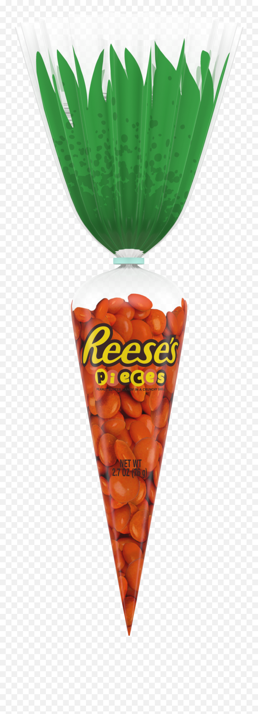 Reeseu0027s Pieces Easter Peanut Butter Candy Carrot Bag 27 Oz Emoji,Carrot Transparent