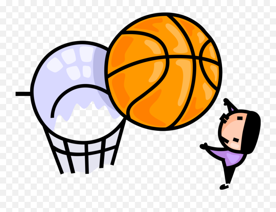 Vector Illustration Of Sport Of Basketball Game Player Emoji,Basketball Ball Clipart