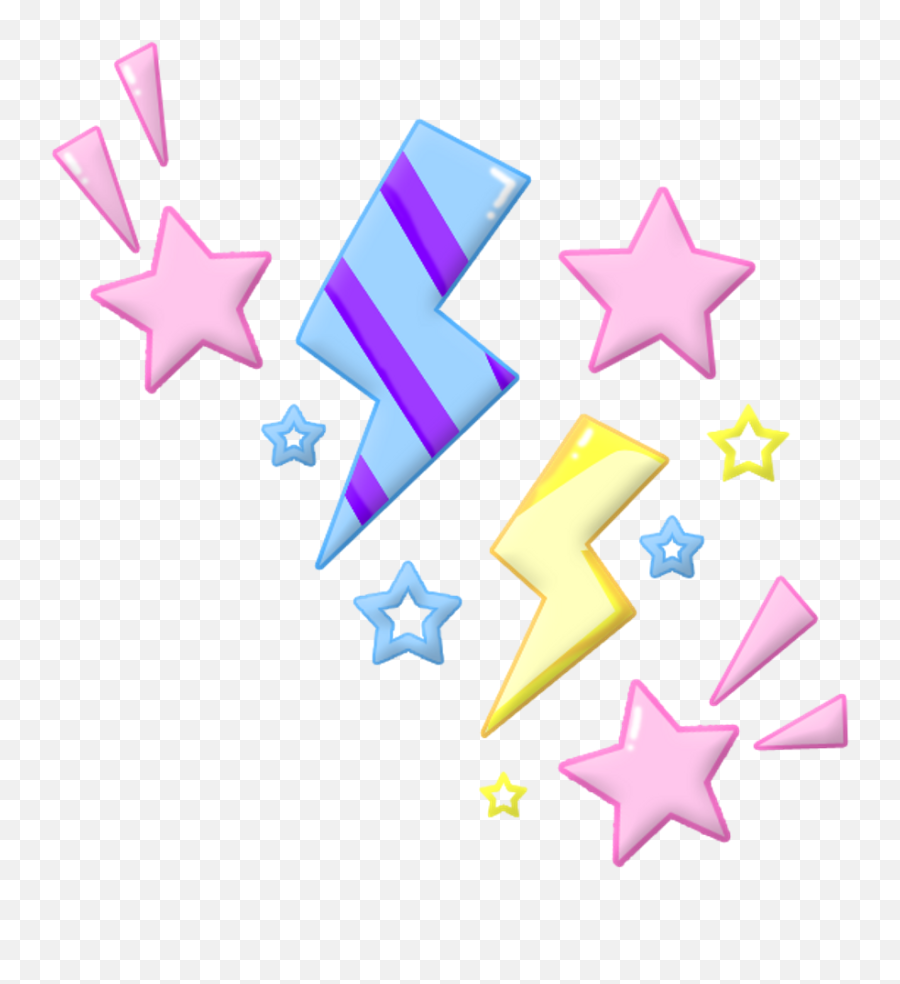 Download Star Hippop Dreamy Colorful Cute Pop Lightning Emoji,Cute Star Png