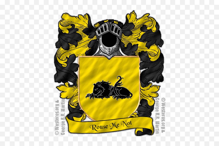 A Black Sleeping Lion On Yellow Got Lannister Sleeping Emoji,Game Of Thrones Lannister Logo