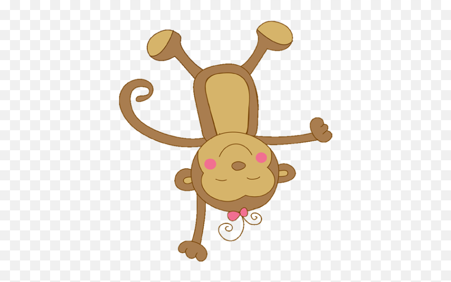Free Clip Art Of Baby Monkey Clipart - Clipart Baby Monkeys Emoji,Monkey Clipart Images