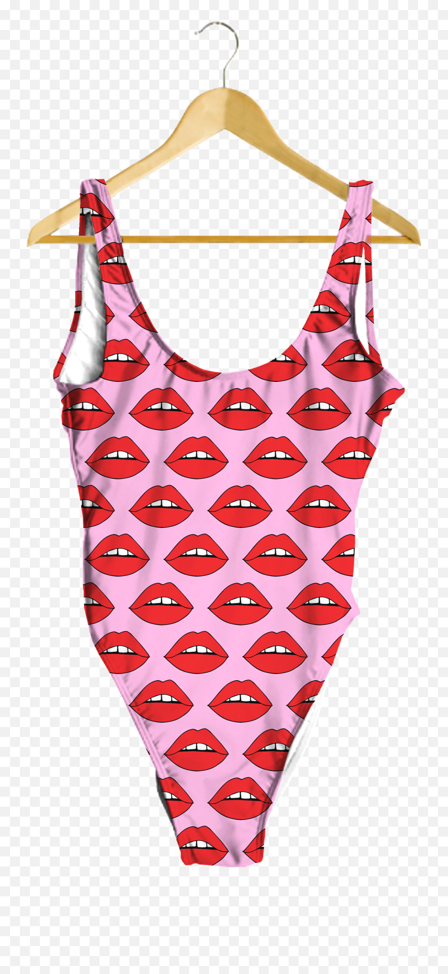 Red Lips On Pink One - Piece Emoji,One Piece Png