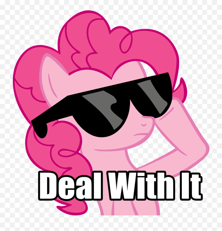 Deal With It Pixel Sunglasses Png Photo - Cool Pinkie Pie Emoji,Deal With It Glasses Transparent