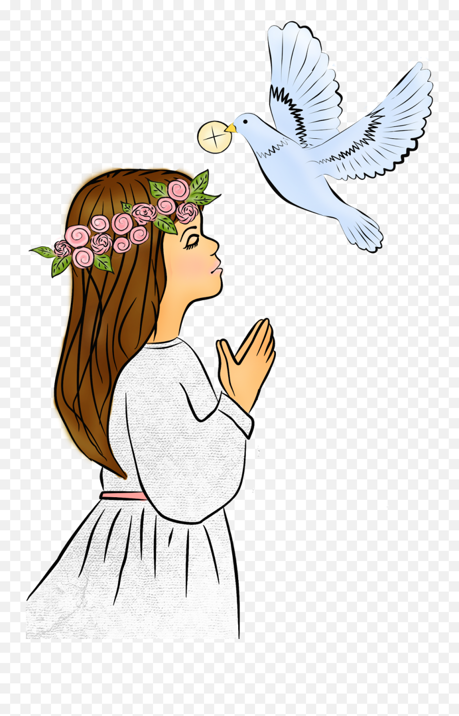 First Holy Communion Clipart Png Image - First Holy Communion Clipart Emoji,Communion Clipart