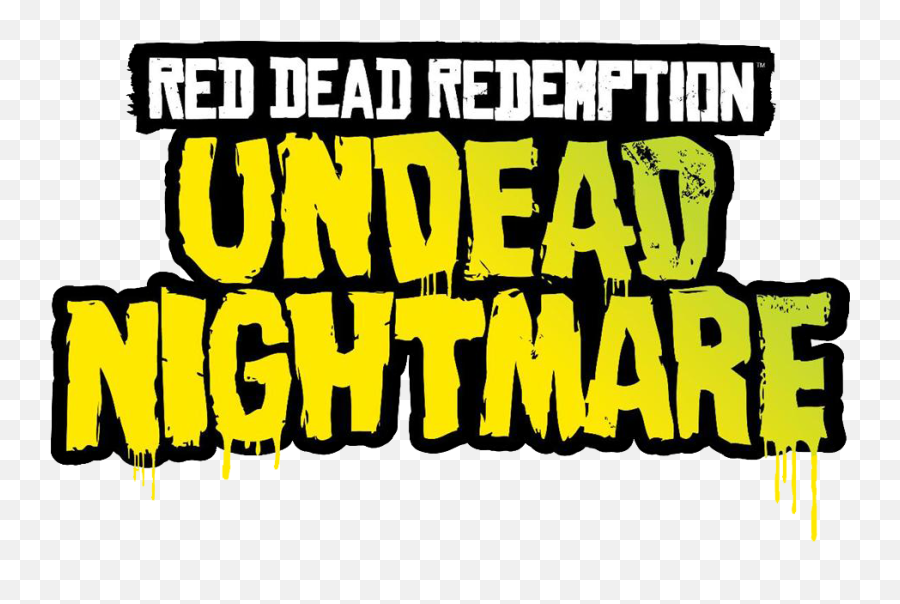 Text Logo Red Dead Redemption 2 Sticker - Red Dead Redemption Undead Nightmare Logo Png Emoji,Red Dead Redemption 2 Logo
