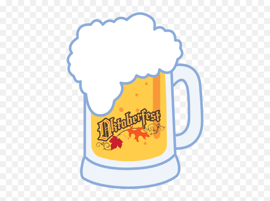 Oktoberfest Beer Mug Clip Art At Clker - Oktoberfest Beer Clipart Emoji,Beer Mug Clipart