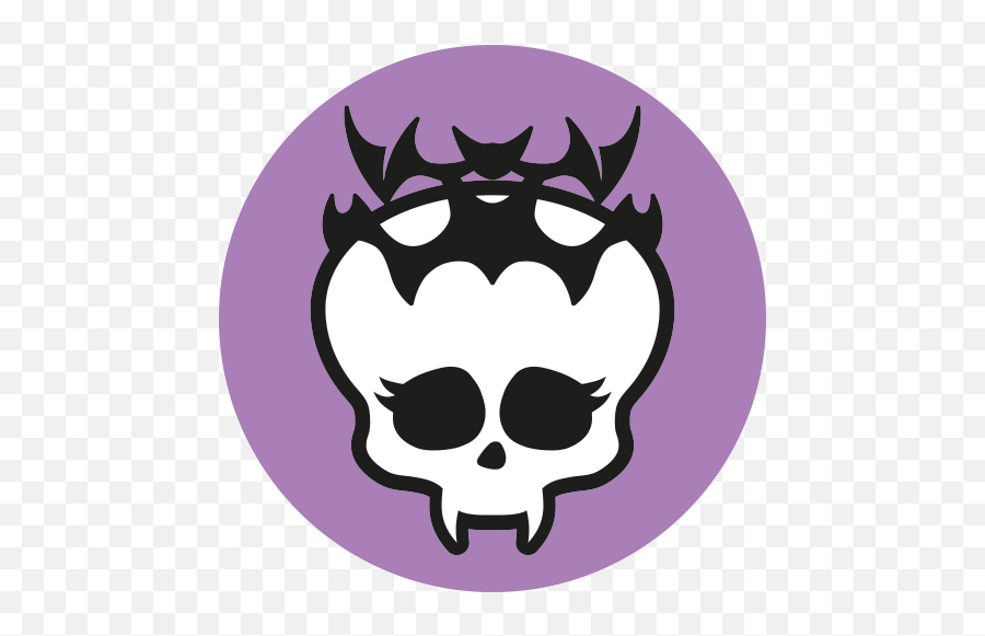 Monster High Clawdeen Wolf Skull Png - Stickers De Monster High Draculaura Emoji,Monster High Logo
