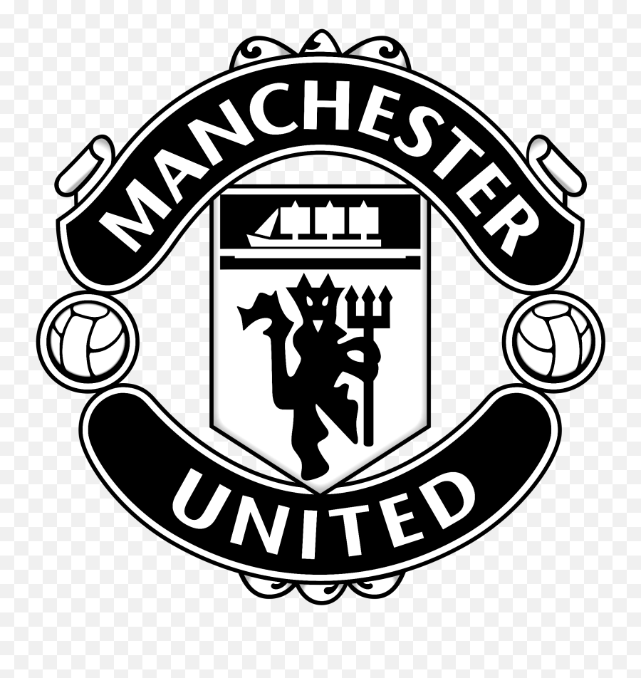 Manchester United Logo Png Transparent U0026 Svg Vector - Manchester United Logo Black And White Png Emoji,Lyft Logo