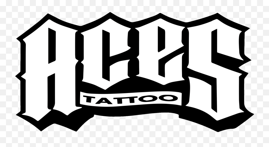 Tattoo Clipart Tattoo Shop - Aces Lettering Emoji,Tattoo Logo
