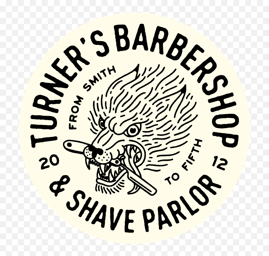 Turners Barber Shop Shaving Parlor Emoji,Turners Logo