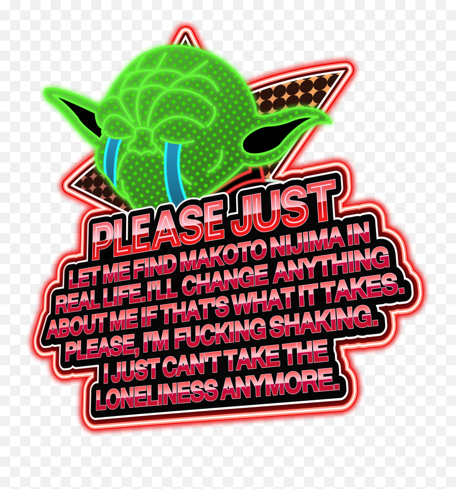 Begging You - Yoda Emoji,Persona 5 Logo
