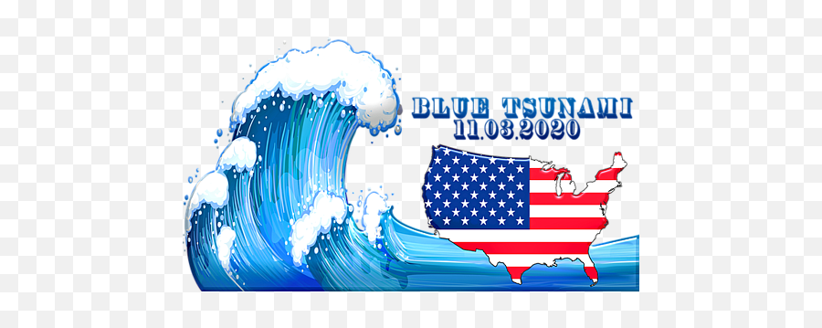 Maryland Democrats Ride Blue Wave To - Thank You For Your Attention Usa Emoji,Blue Wave Png