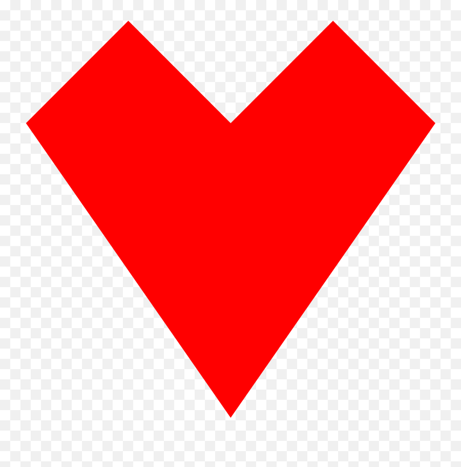 Geometric Heart Clipart Free Download Transparent Png - Straight Line Heart Emoji,Geometric Clipart