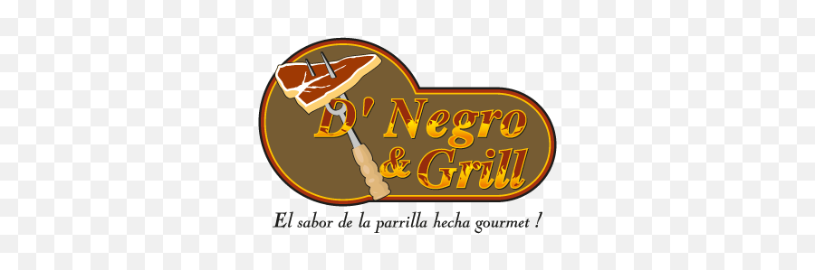 Du0027 Negro U0026 Grill Vector Logo - Du0027 Negro U0026 Grill Logo Vector Language Emoji,Grill Logos