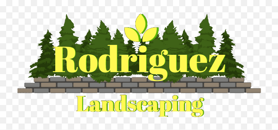 Rodriguez Landscaping U2013 Serving You One Project At A Time - Horizontal Emoji,Landscaping Logos