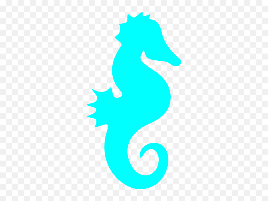 Seahorse Free Sea Horse Clip Art The Graphics Fairy - Blue Seahorse Seahorse Clipart Emoji,Horse Clipart Black And White