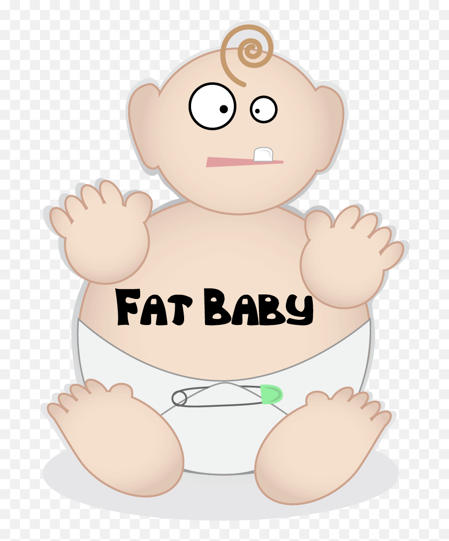 Fat Cartoon Babies Transparent Cartoon - Jingfm Emoji,Obese Clipart