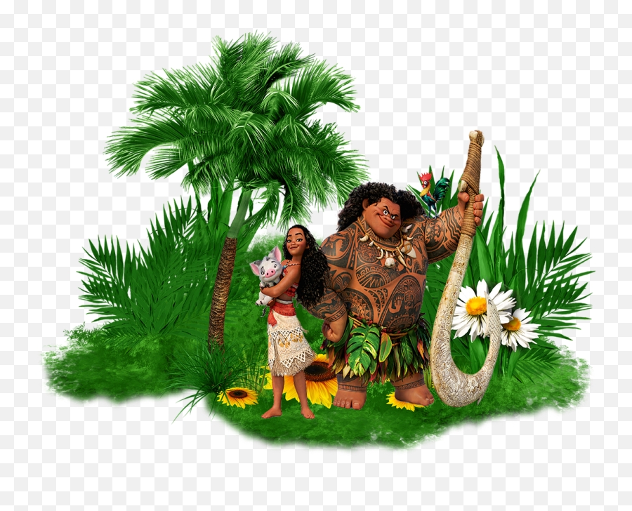 Moana Characters Island Palm - Free Image On Pixabay Emoji,Moana Baby Png