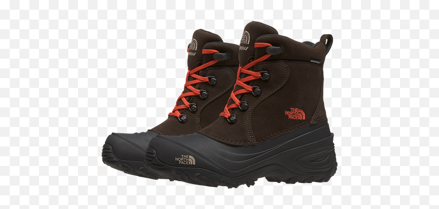 The North Face Chilkat Lace Ii - Boysu0027 Grade School Outdoor Boots Mud Pack Brown Sienna Orange Emoji,The North Face Logo Png