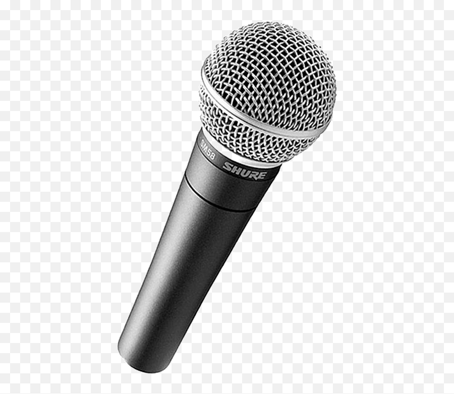 Shure Sm58 Wired Microphone Emoji,Open Mic Png