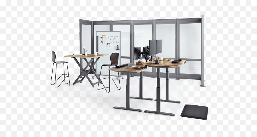 Shop Standing Desks U0026 Office Furniture Vari Sit - Stand Emoji,People Sitting At Table Png