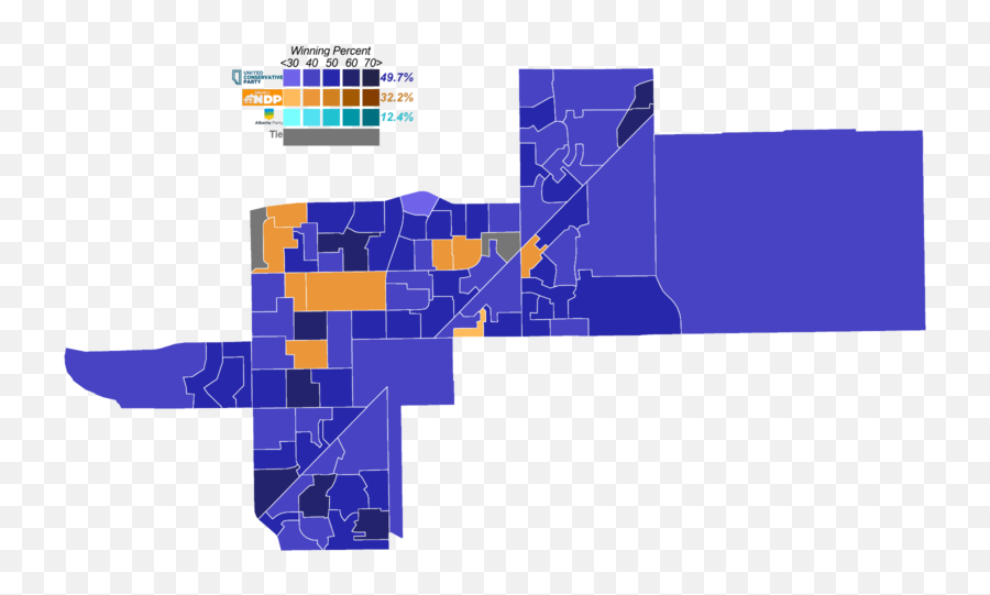 Filecalgary East Results By Polling Divisionpng Emoji,Dividing Line Png