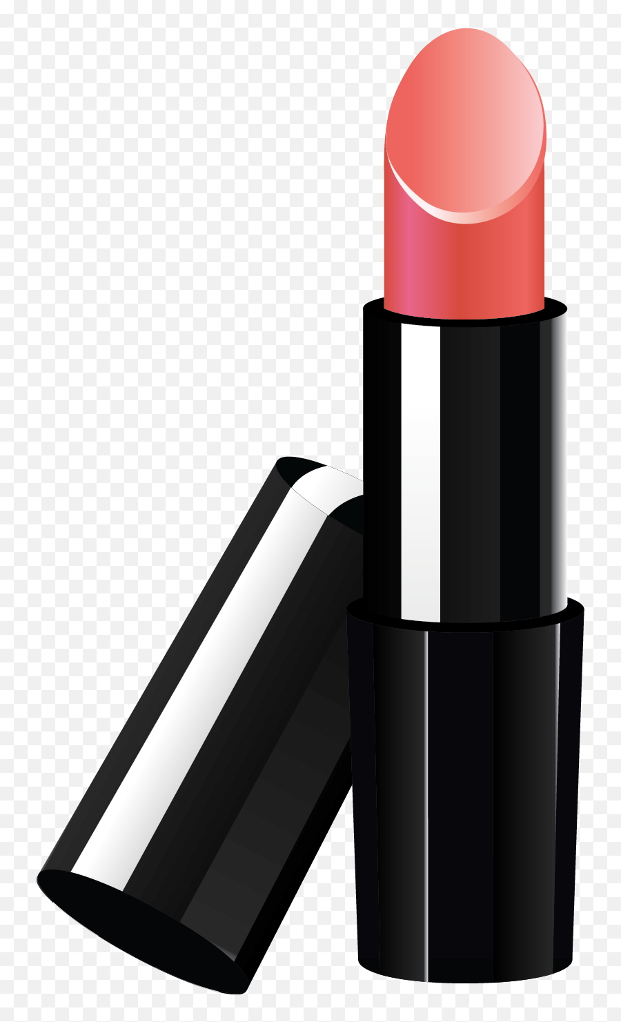Fashion Girl Clip Art - Transparent Background Lipstick Clipart Emoji,Lipstick Clipart
