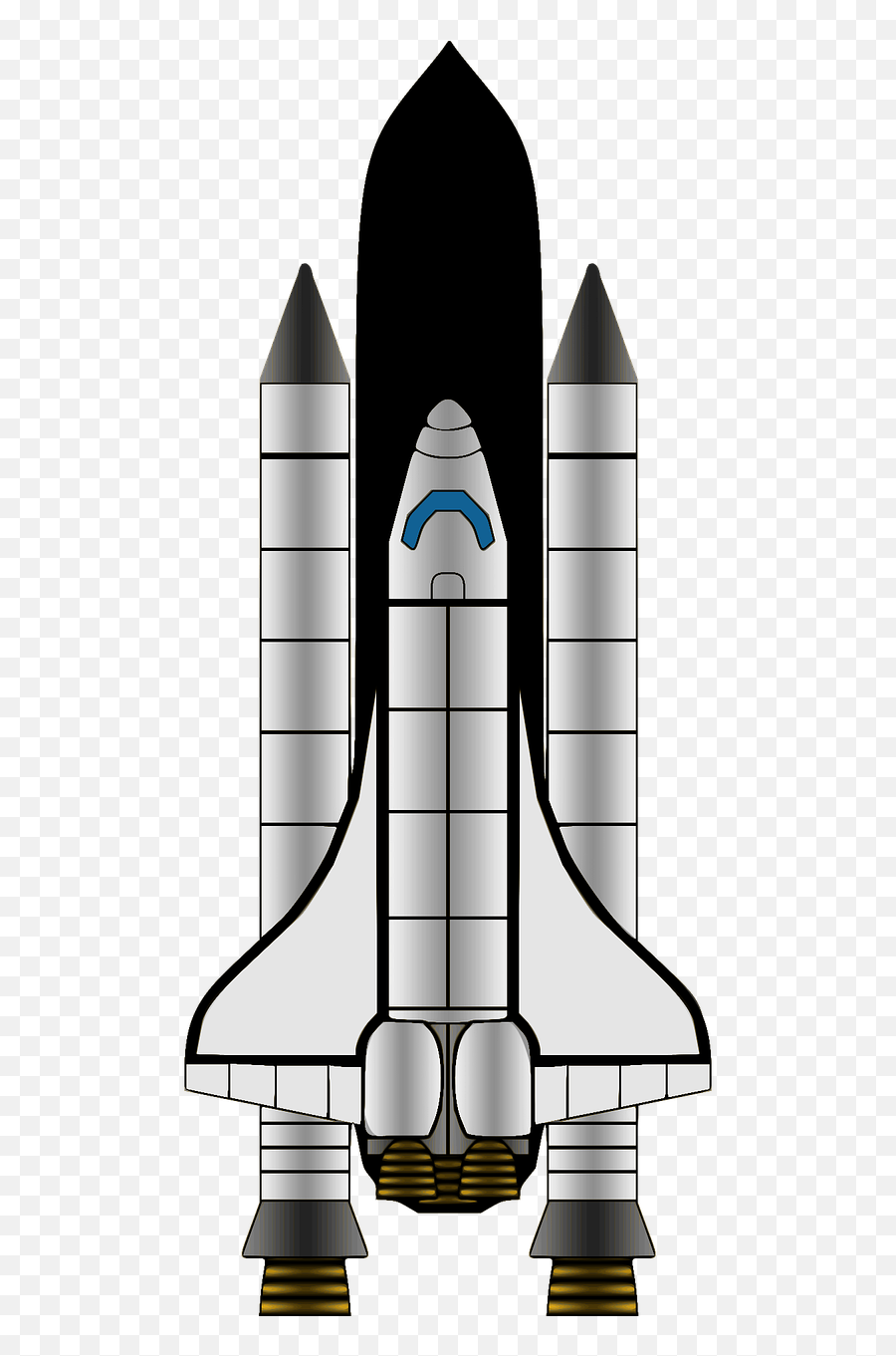 Label The Space Shuttle Transparent Cartoon - Jingfm Emoji,Shuttle Clipart