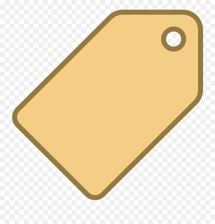 Label Clipart Yellow Label Label Yellow Label Transparent - Icon Price Tag Png Emoji,Tag Png