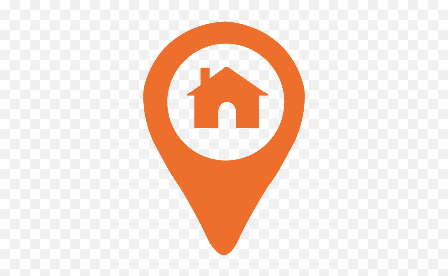 Transparent Png Svg Vector File - Icono De Casa Naranja Png Emoji,Location Logo