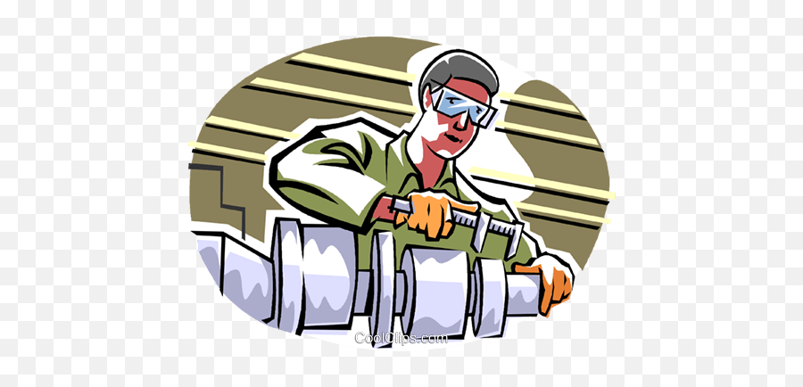 Download Hd Machine Shop Worker Royalty - Machine Shop Animation Emoji,Shop Clipart