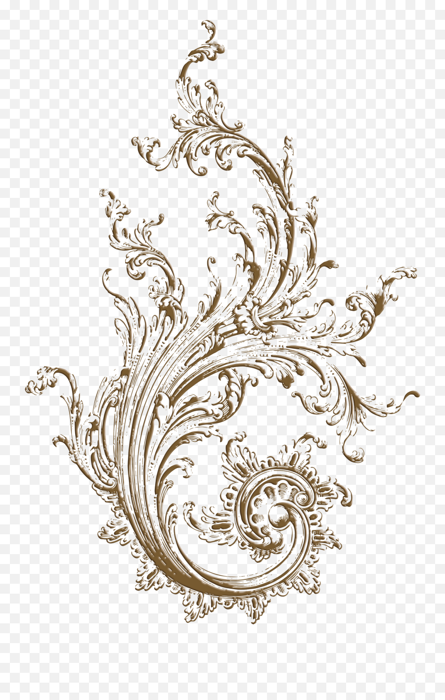 Baroque Filigree Png Transparent - Tattoo Ornament Emoji,Filigree Png