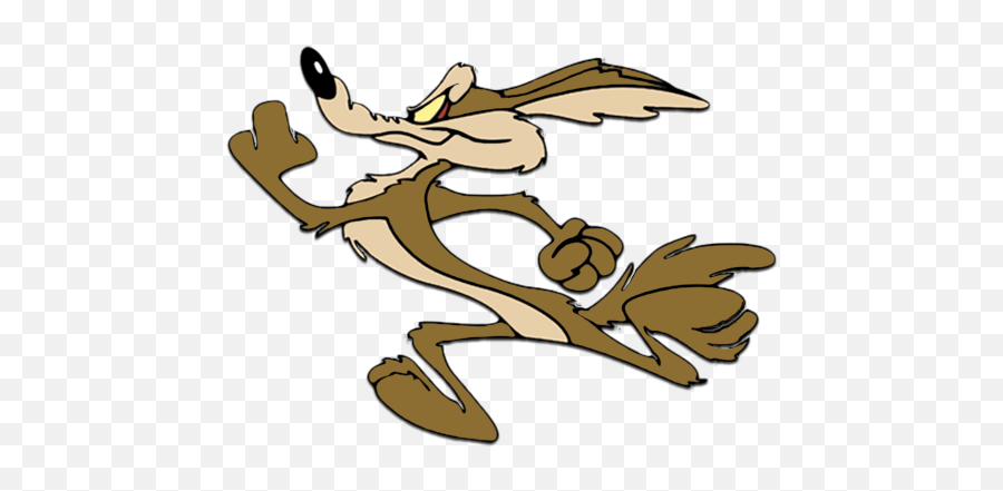 Wile E Coyote Clipart - Coyote Looney Tunes Running Emoji,Coyote Clipart