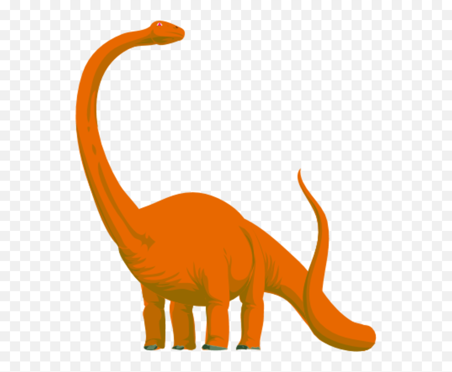 Dinosaur Silhouette - Long Neck Dinosaur Clipart Png Emoji,Dinosaur Silhouette Png