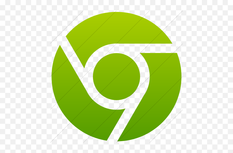 Iconsetc Simple Green Gradient - Chrome Png Emoji,Aesthetic Settings Logo