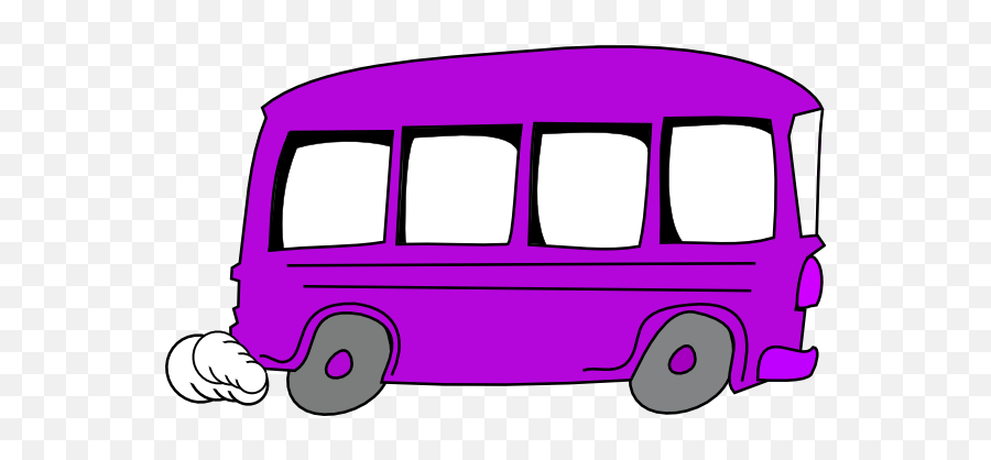 Bus Clip Art At Clker - Pink Bus Clipart Emoji,Bus Stop Clipart