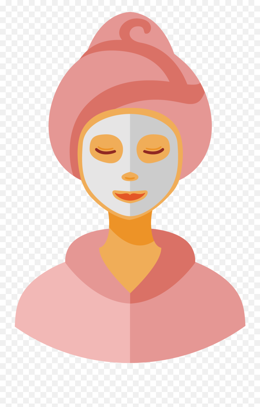 Facial Clip Art - Woman Face Mask Png Vector 1500x1500 Clipart Facial Mask Png Emoji,Facemask Clipart