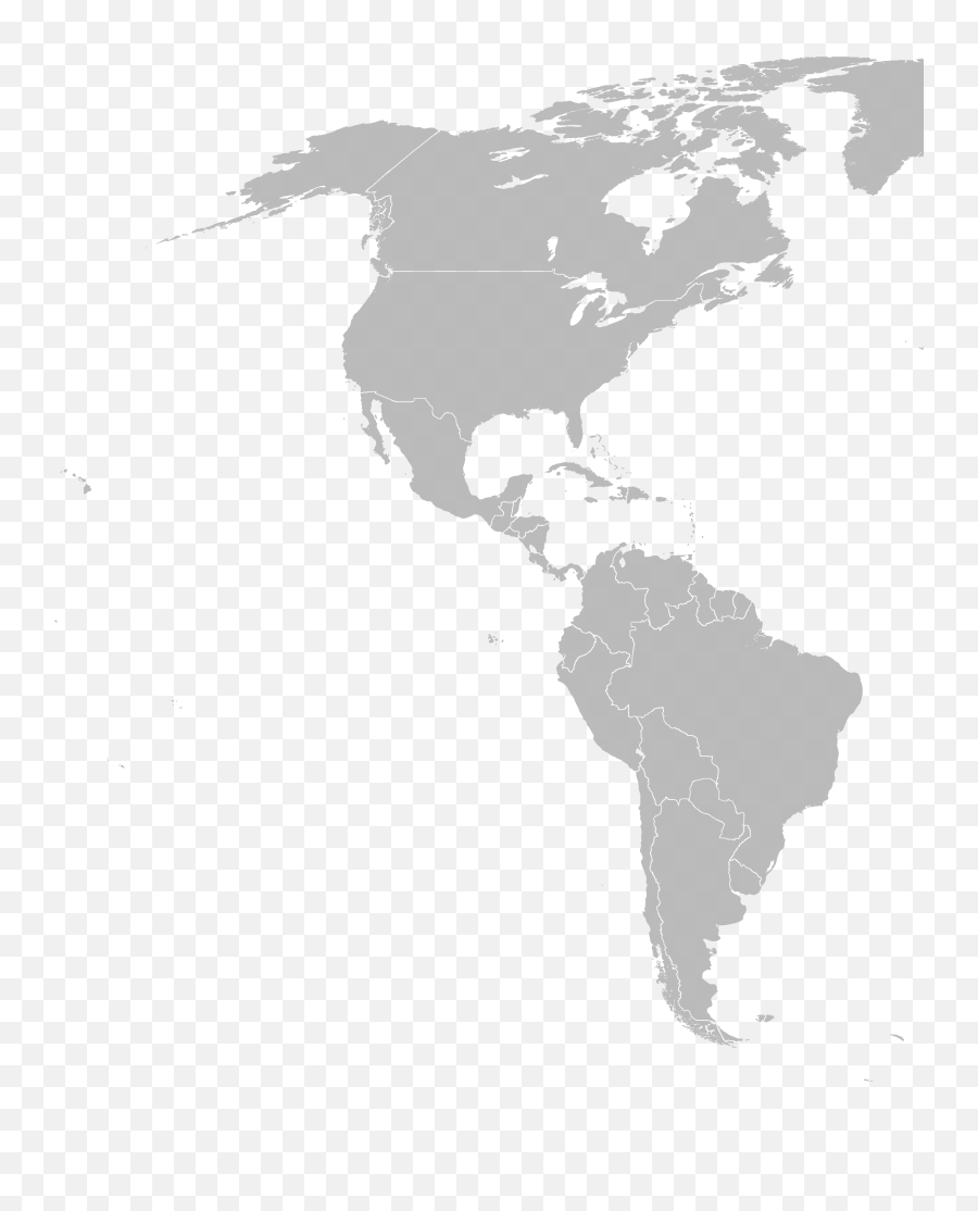 North America Map Png Emoji,North America Png