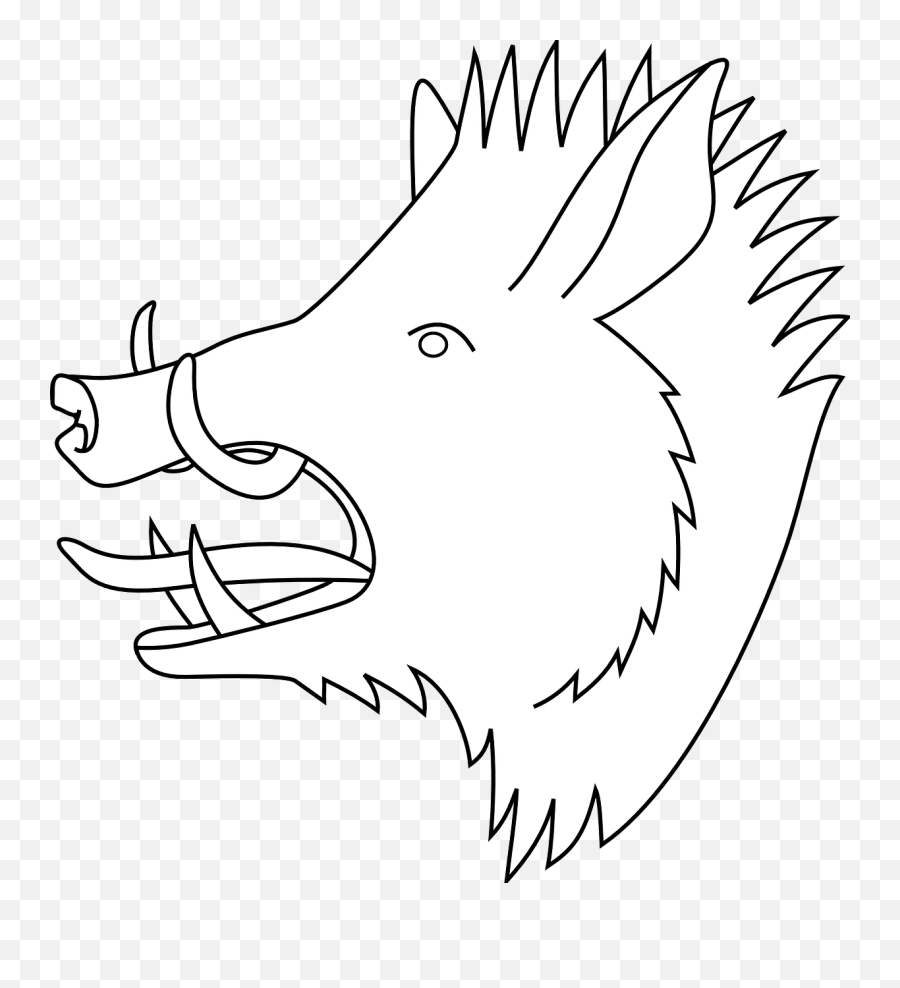 Boars Head Clip Art At Clker Emoji,Boar's Head Logo