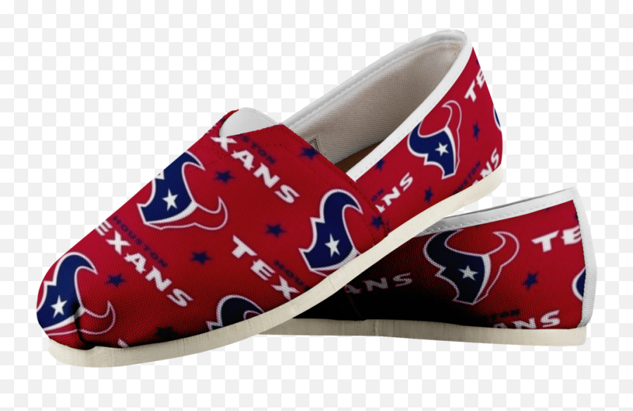 Customized Houston Texans Design Print Casual Shoes - Shoe Emoji,Houston Texans Png