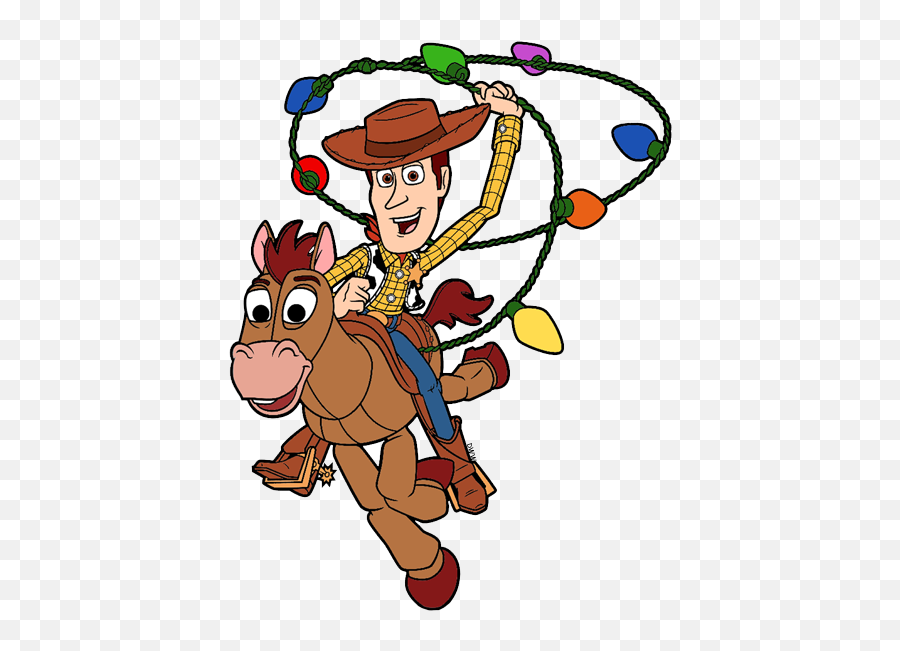 Toy Story - Disney Toy Story Woody And Bullseye Hd Png Woody Toy Story Christmas Clipart Emoji,Toy Story Png