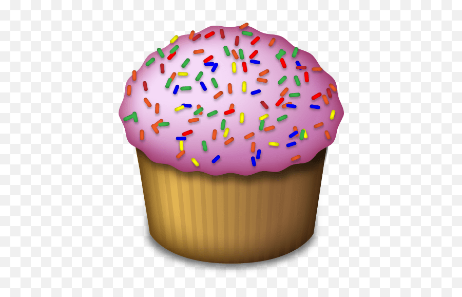 Cupcake Emoji Transparent Png - Stickpng,Sprinkles Transparent Background